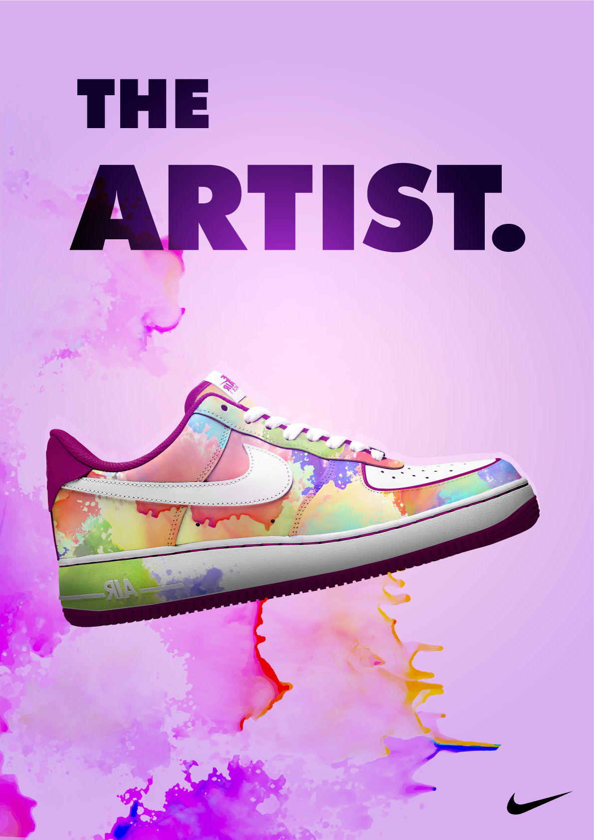 Poster Nike the artist branding