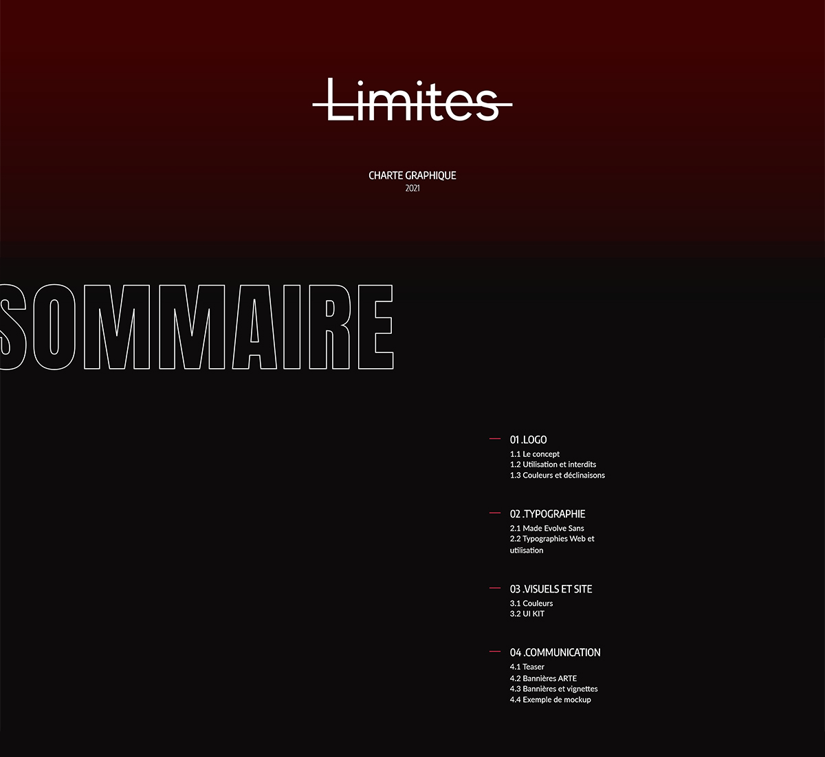 Charte graphique sommaire